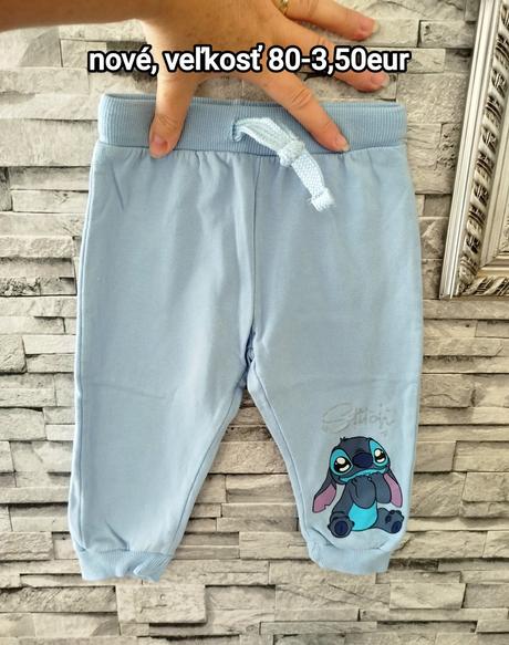 Stitch tepláčiky, sinsay,80