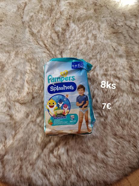 Plienky na plavanie, pampers,7 kg - 18 kg