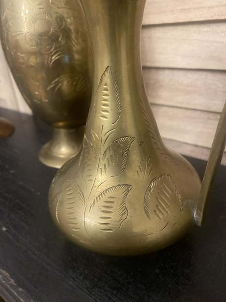 Mosadzná váza 15 cm, 