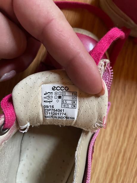 Ecco topánočky na zips, ecco,23