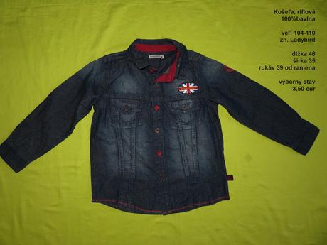 Košeľa, ladybird,110
