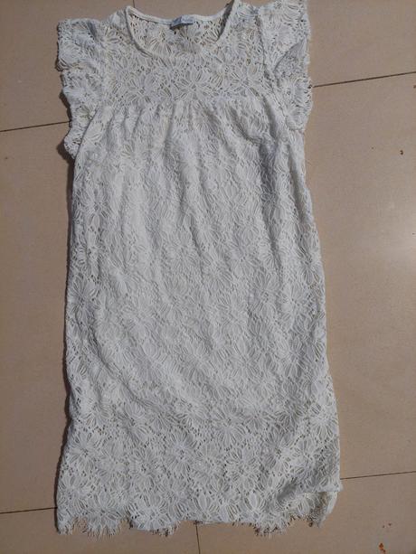 Letne saty cipkovane, zara,164