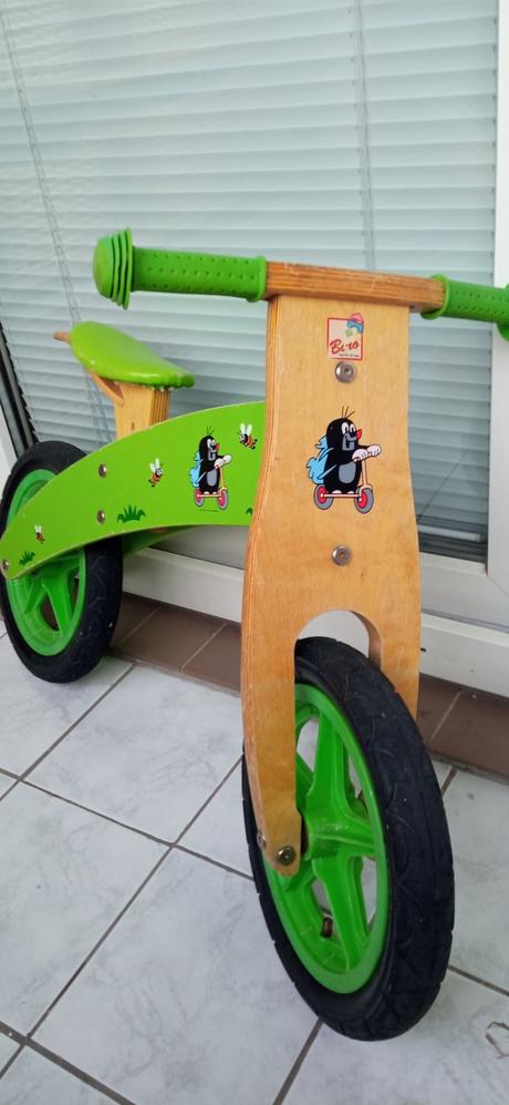 Drevené odrážadlo krtko, bino