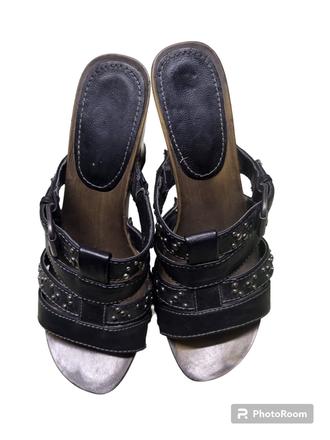 Dámske šlapky na opätku, 37