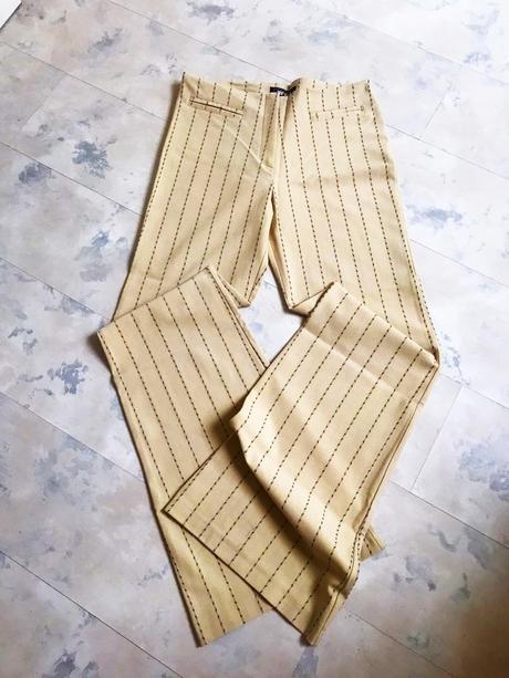 Štýlové široké nohavice, l