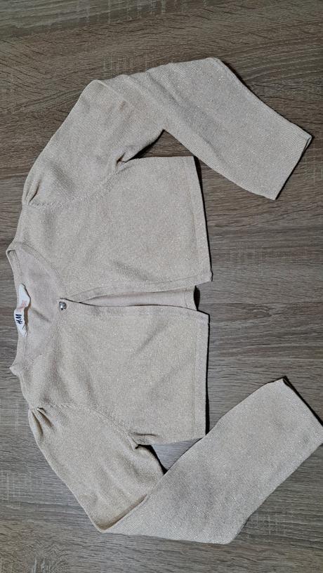 Zlaté bolerko, h&m,122