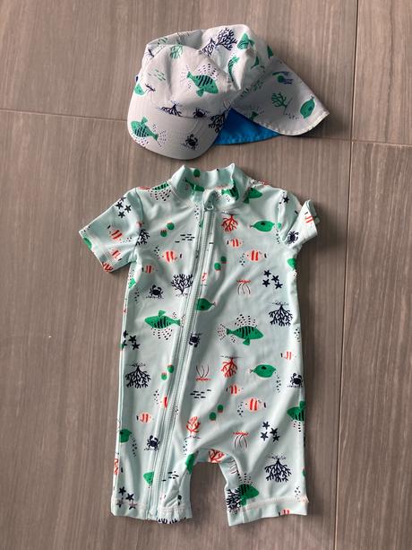 Uv overal carters 12m 80/86 spf 50 top stav, carter's,80