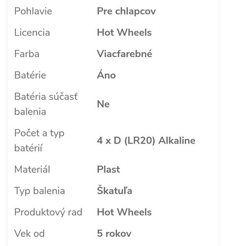 Hot wheels dráha masívna slučka, 