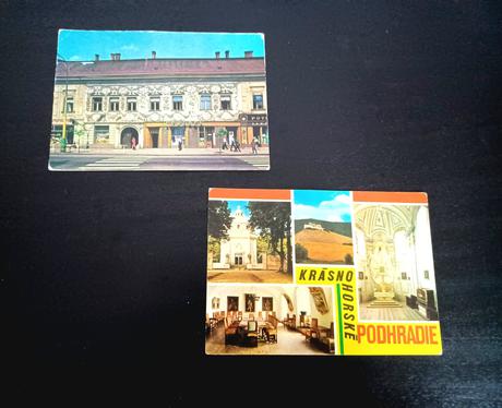 2 staré pohľadnice, 