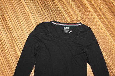 Dámske dlhé tričko tommy hilfiger v. l, tommy hilfiger,l