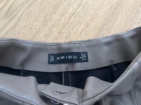 Koženkové kratasky amisu 34, amisu,xs