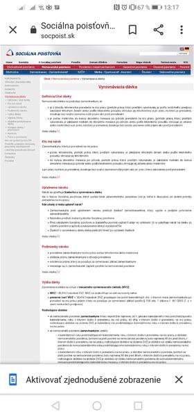 Žiadali ste vyrovnávaciu dávku?