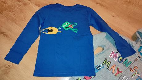 Mikina a tričko do skoly, h&m,128