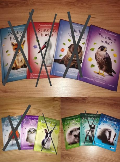 Knižky - zvierací záchranári,