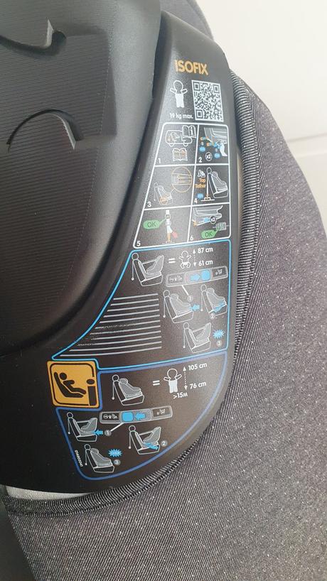 Otocna autosedacka maxi cosi assisfix do 18 kg, maxi cosi