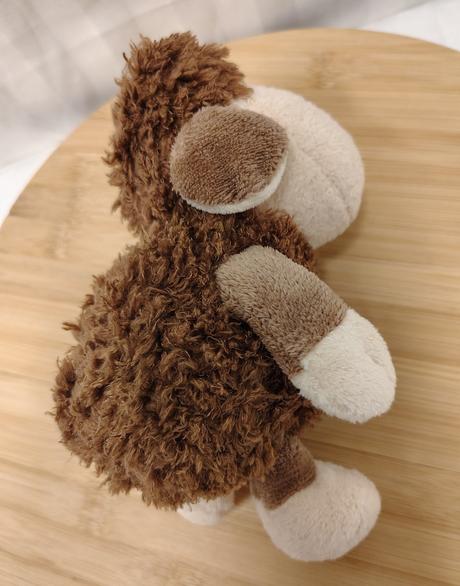Plyšová hnedo krémová ovečka, sheepworld, 16 cm, 