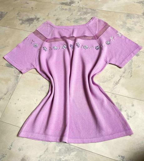 Jemný perleťový pulóvrik, xs