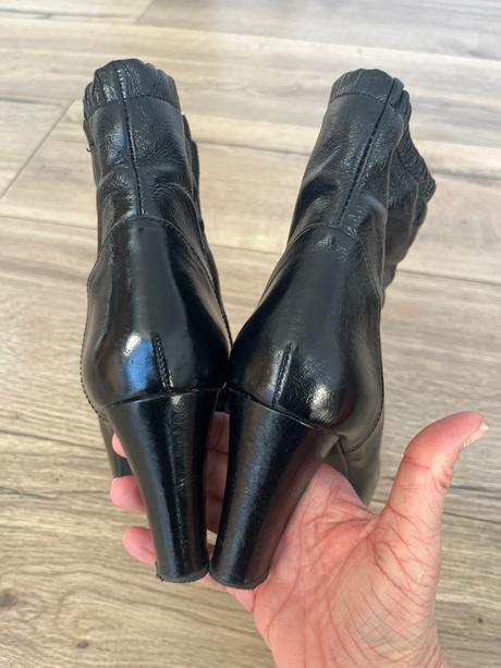 Kožené čižmičky, zara,37