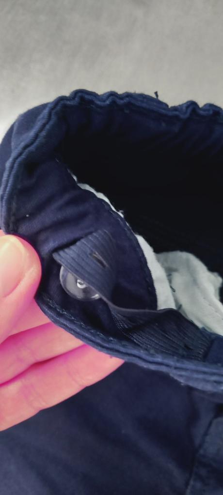 Nohavice farba tmavá modrá, 128