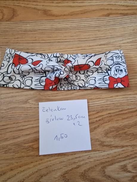 Čelenka minnie šírka 23,5 x 2, 56