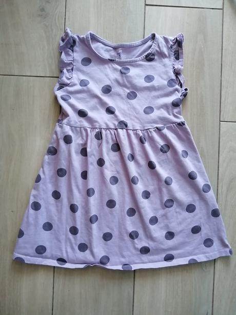 Bodkované šaty, h&m,116