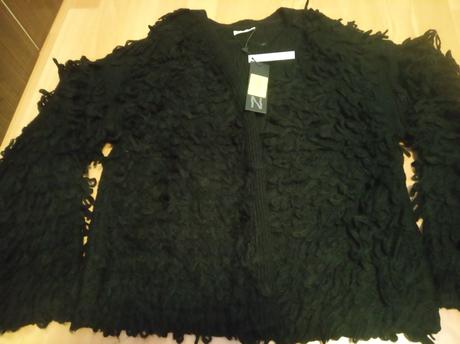 Svetrík, krátky kardigan, s