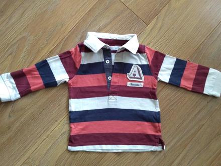 Tričko s golierom 9-12 mesiacov, baby,80