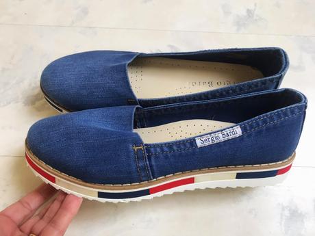 Riflové espadrilky sergio bardi, 40