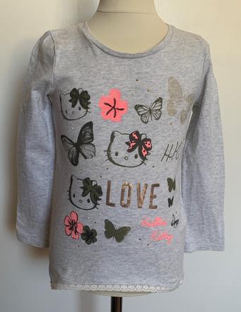 George šedé tričko s hello kitty, george,116