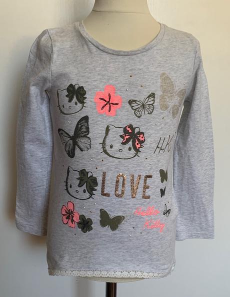 George šedé tričko s hello kitty, george,116