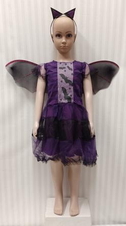 3dielny kostým vampírka, 5-6r, 110-120 cm, 