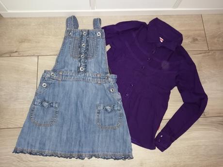 Suknička m&s blúzka nameit, marks & spencer,116