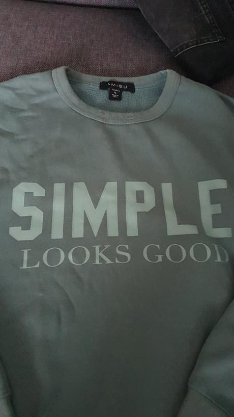 Tmavozelena mikina, amisu,xl