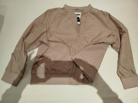 Nová bunda dámska light bomber jacket duskrose, 5xl