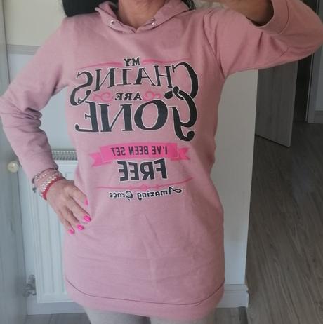 Predlzená mikina-tunika, m