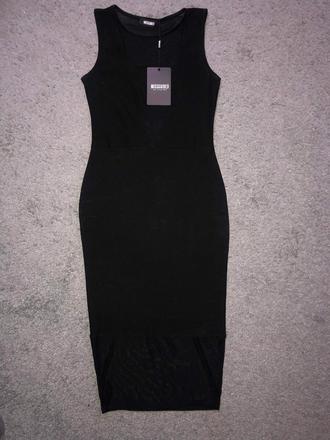 Šaty čierne missguided, m