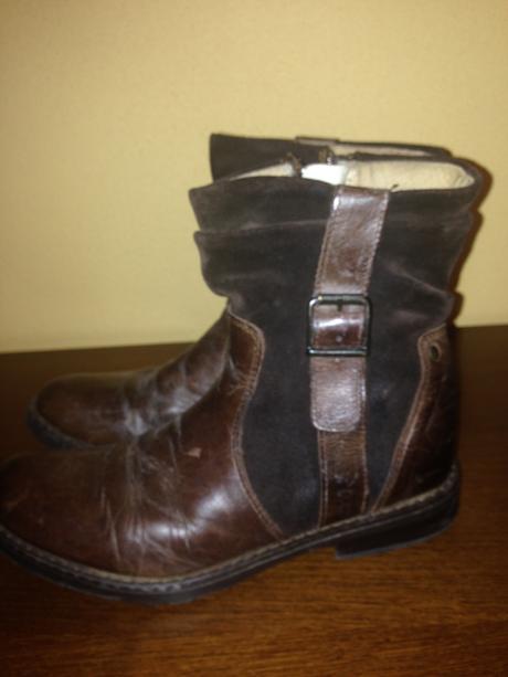 Kožené čižmy originál, 33