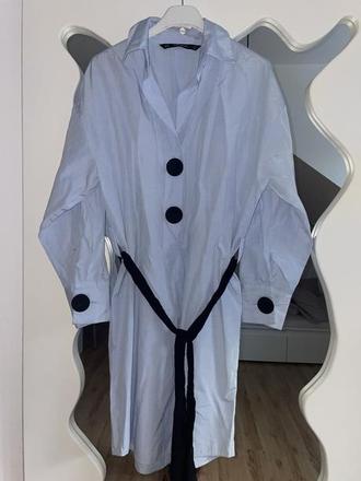 Oversized košeľove šaty zara xs/s/m, zara,m / s / xs