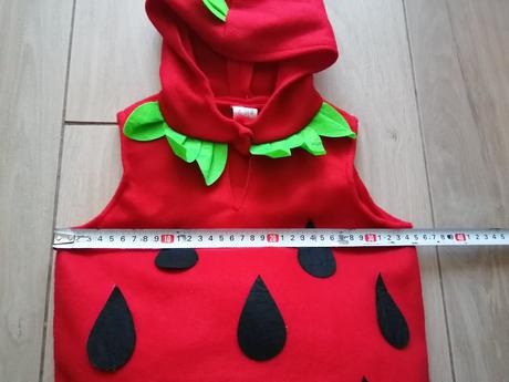 Kostým jahoda ovocie,