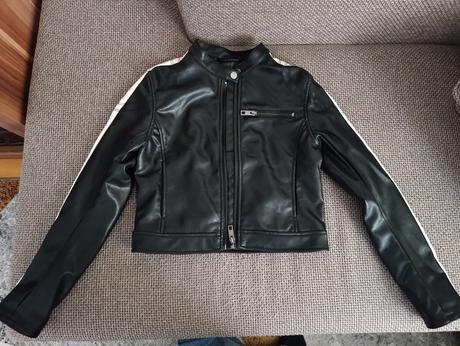 Bundička z umelej kože, h&m,152