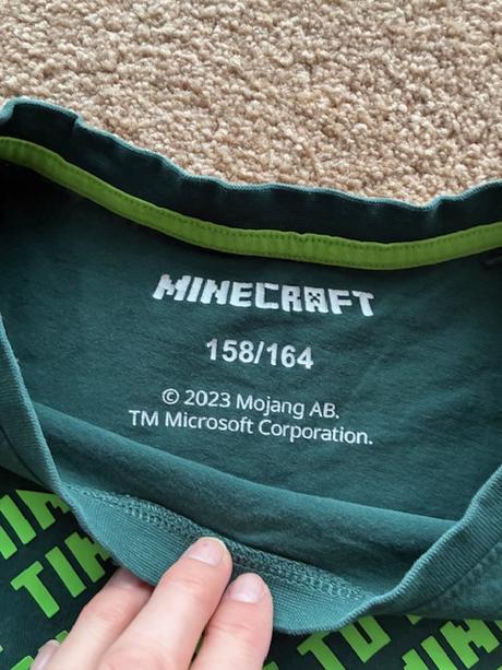 Minecraft original licenčné tričko vel.14r, 164