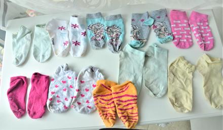 10 x členkové ponožky-27/30, 27