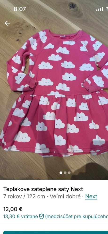 Tuniko šaty, next,122