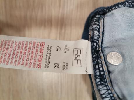 Dievčenské riflove kratase, f&f,86