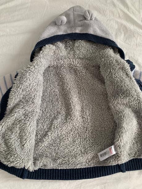 Teplý svetrŕik - jarný kabátik - 92 veľ., nutmeg,92