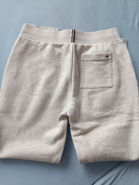 Sivé melanž tepláky tommy hilfiger, tommy hilfiger,xs