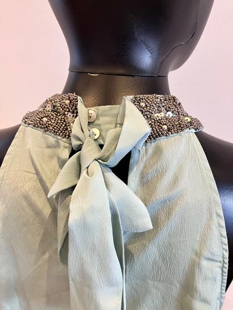 Dámsky top so zaväzovaním okolo krku (m), vero moda,m