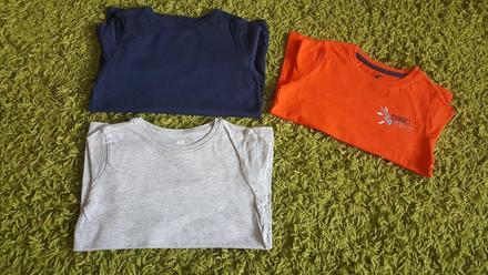 Tričko 3ks, h&m,110