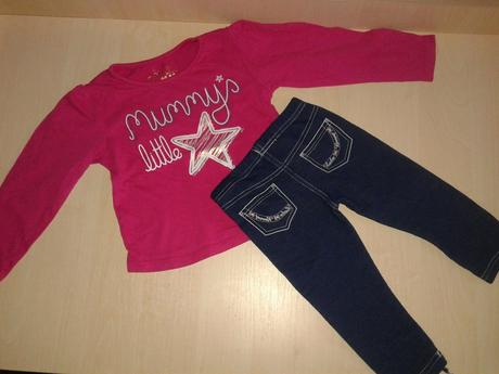 Leginy+tričko dlhým rukávom, 92