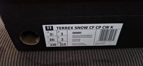 Zimné topanky terrex, adidas,35